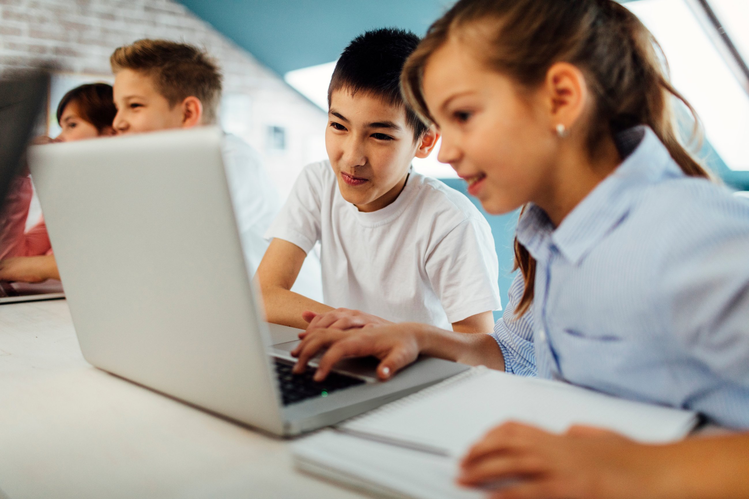 Kids Coding In School